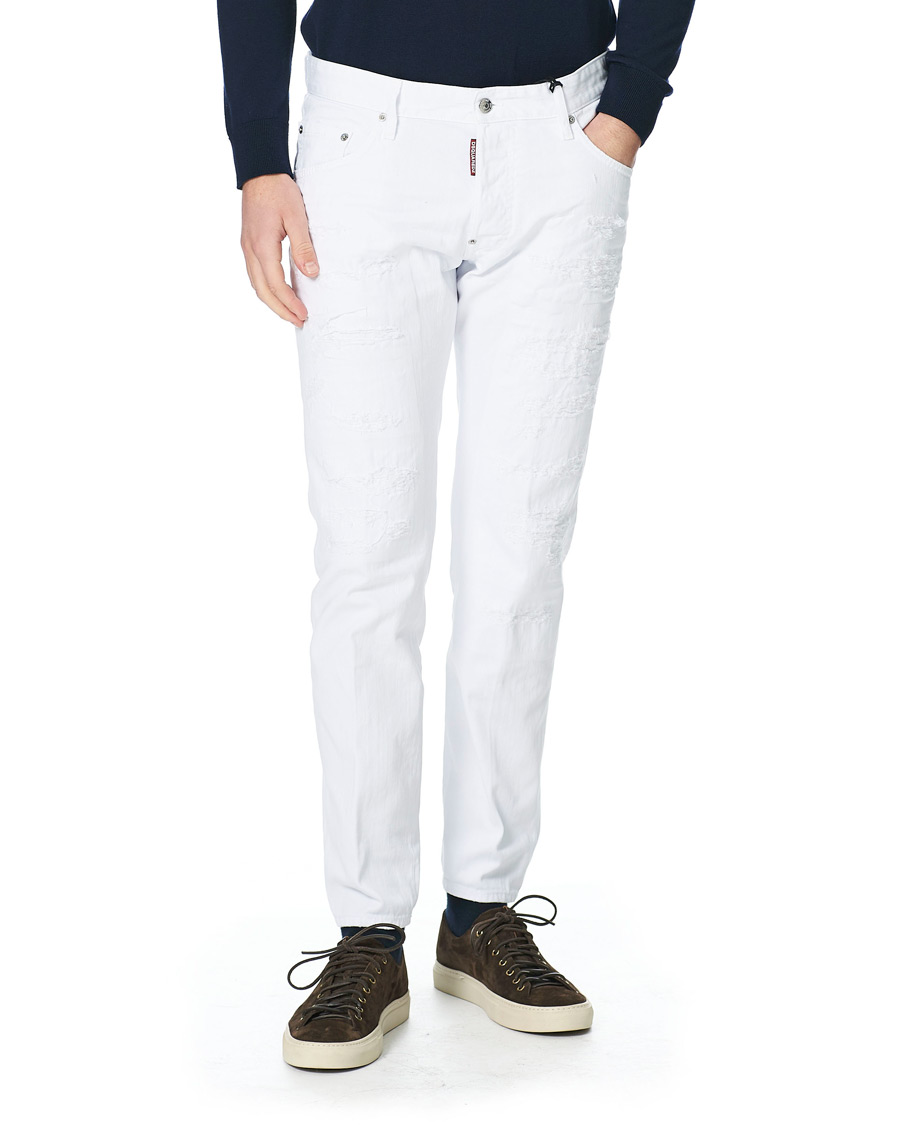 Herr | Jeans | Dsquared2 | Skater Jeans White