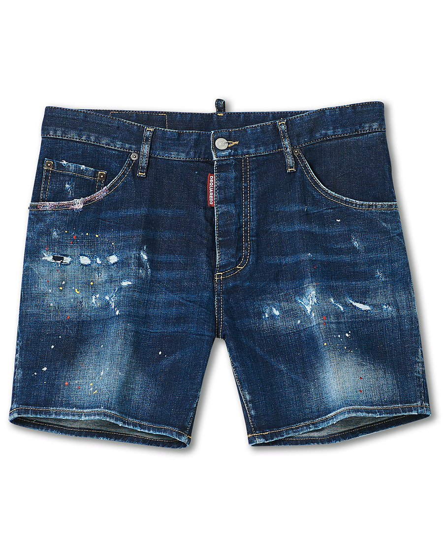 Herr | Shorts | Dsquared2 | Dan Commando Denim Shorts Blue