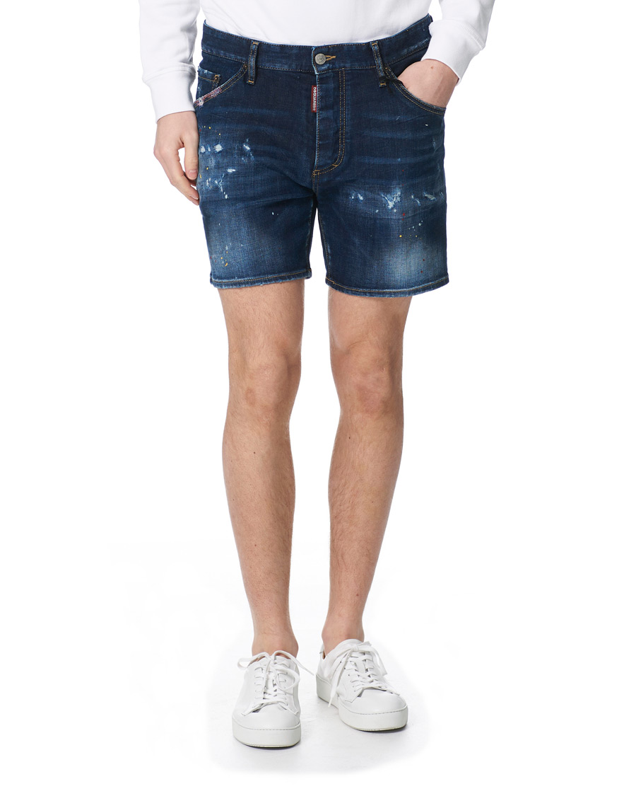 Herr | Shorts | Dsquared2 | Dan Commando Denim Shorts Blue
