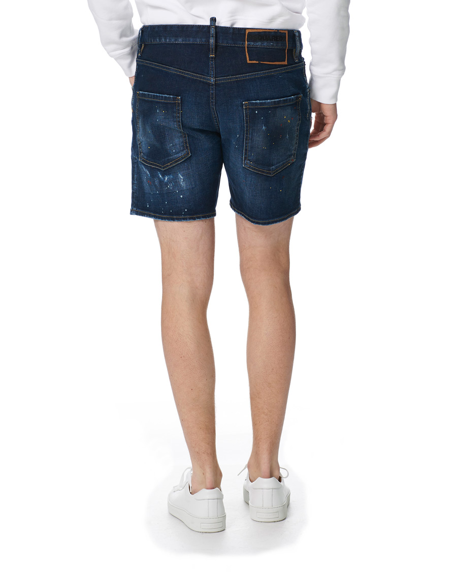 Herr | Shorts | Dsquared2 | Dan Commando Denim Shorts Blue