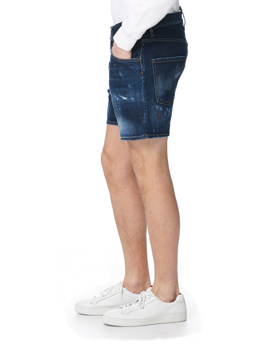Herr | Shorts | Dsquared2 | Dan Commando Denim Shorts Blue