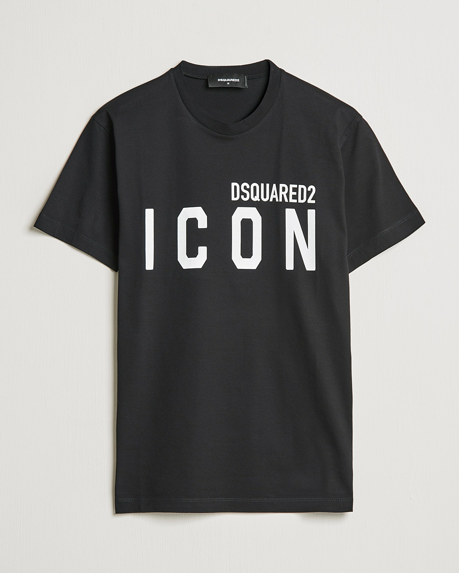 Herr | T-Shirts | Dsquared2 | Icon Logo Tee Black
