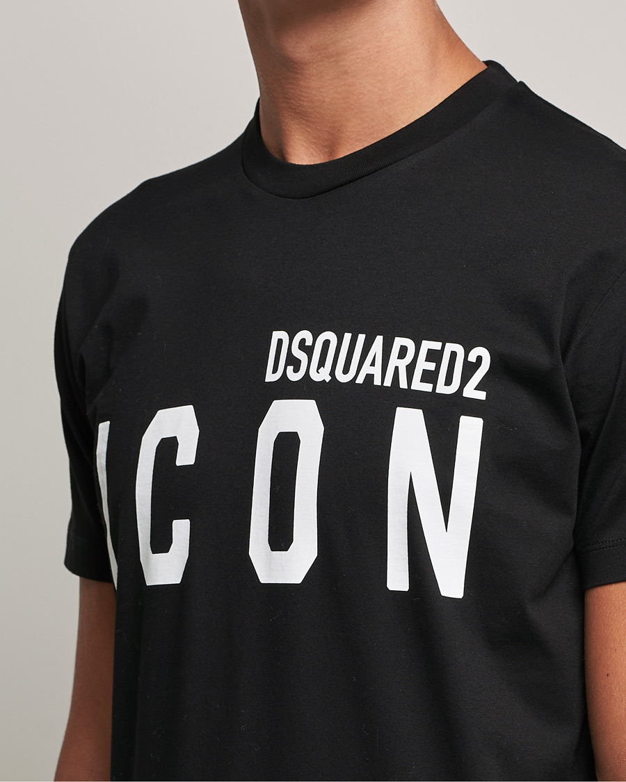 Herr | T-Shirts | Dsquared2 | Icon Logo Tee Black