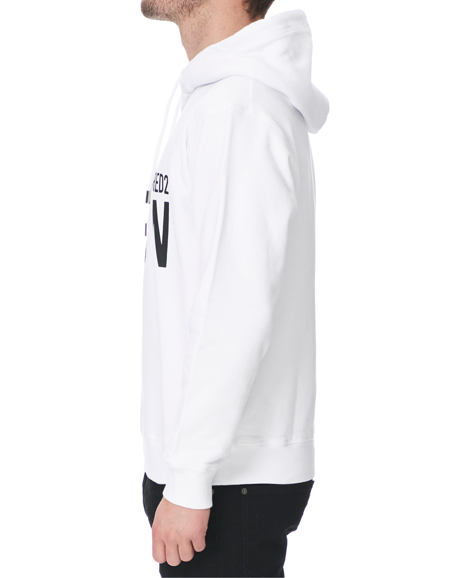 Herr | Tröjor | Dsquared2 | Icon Hoodie White