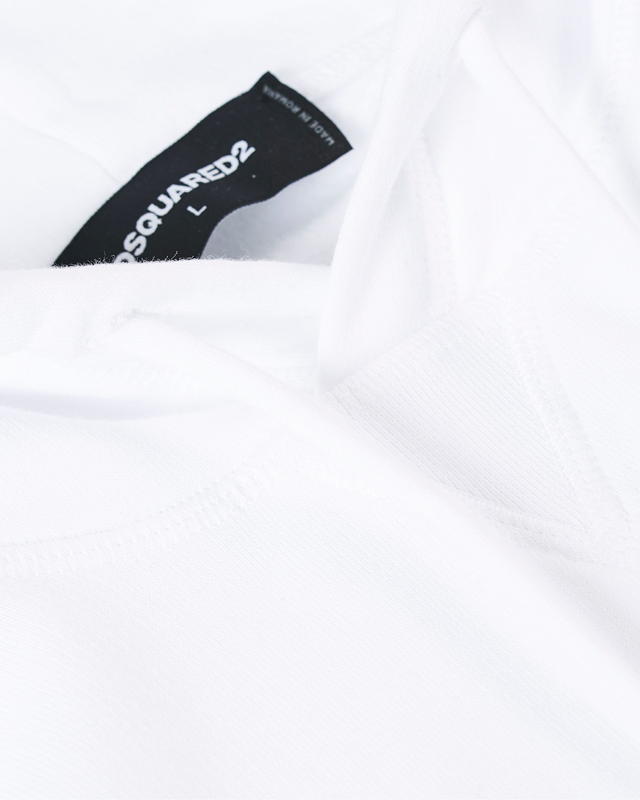 Herr | Tröjor | Dsquared2 | Icon Hoodie White