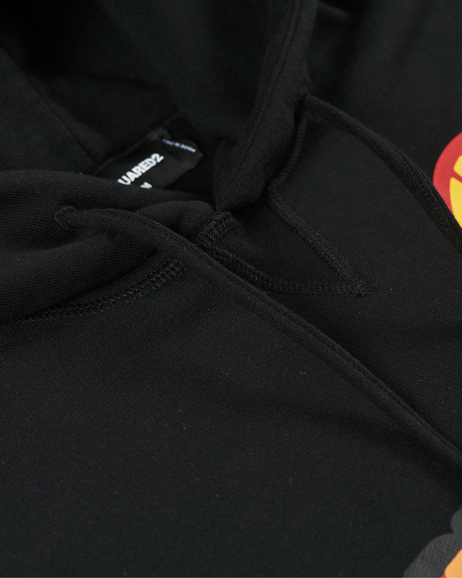 Herr | Tröjor | Dsquared2 | Traveller Patch Hoodie Black