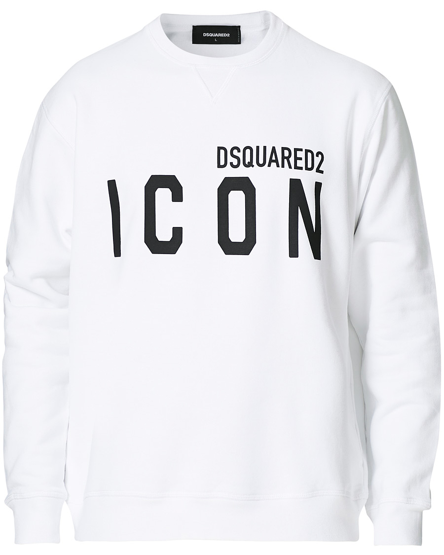 Herr | Tröjor | Dsquared2 | Icon Sweatshirt White