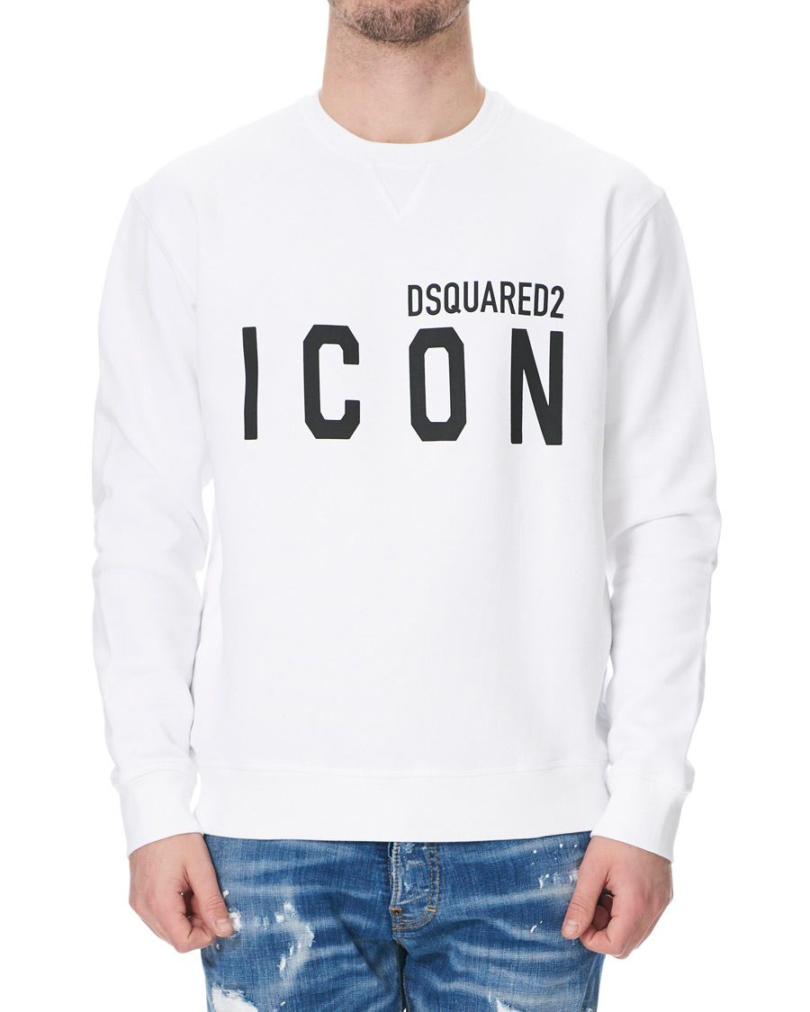 Herr | Tröjor | Dsquared2 | Icon Sweatshirt White