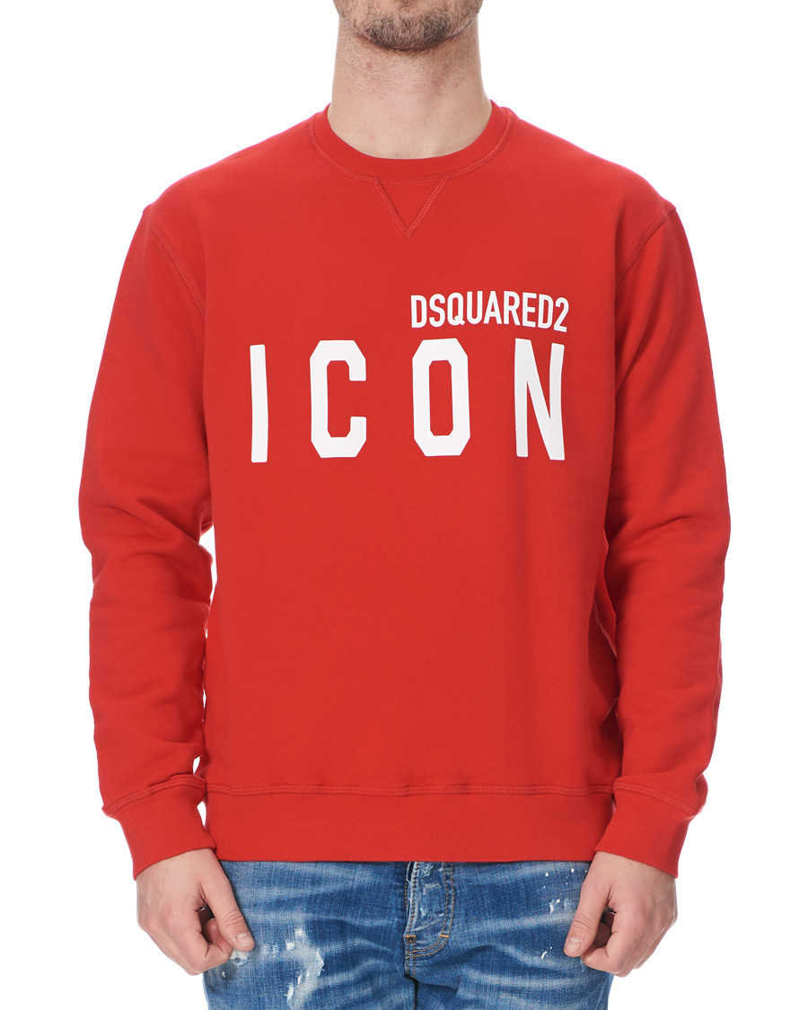 Herr | Tröjor | Dsquared2 | Icon Sweatshirt Red