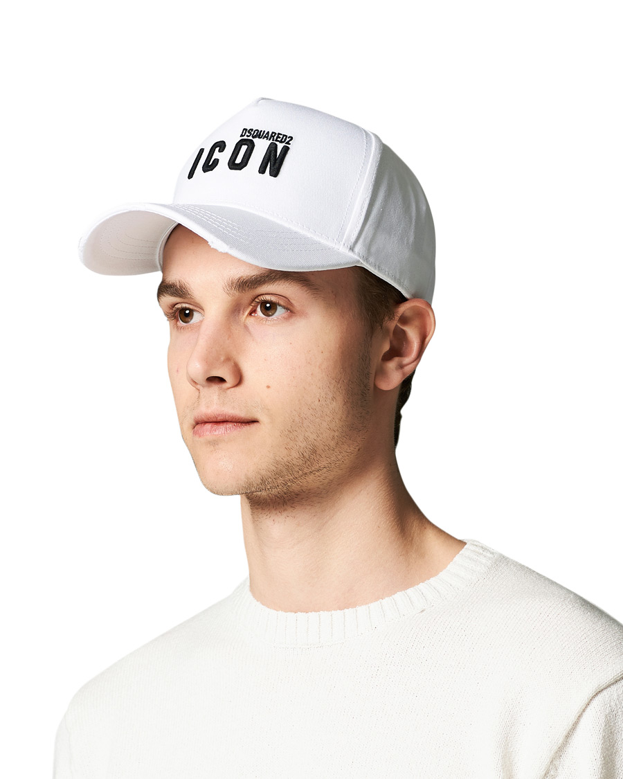 Herr | Dsquared2 Icon Baseball Cap White | Dsquared2 | Icon Baseball Cap White