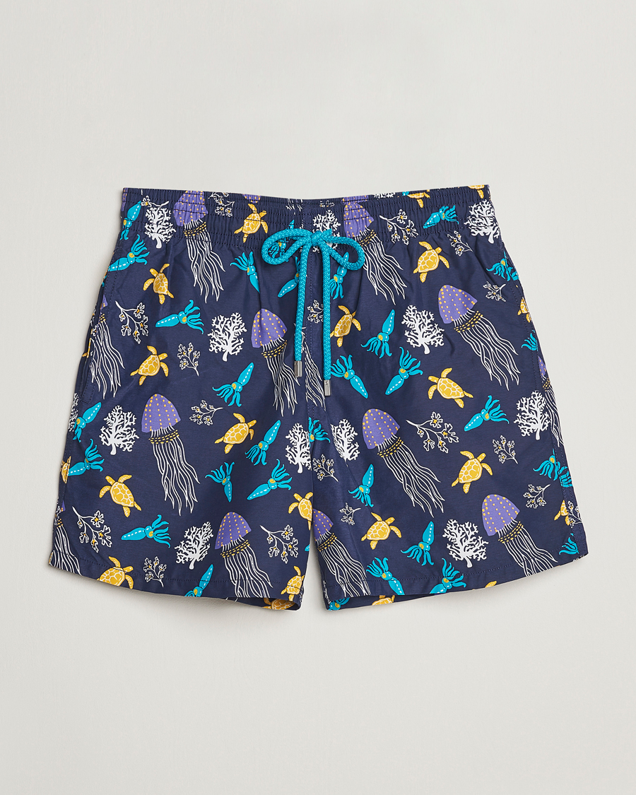 Herr | Badbyxor | Vilebrequin | Moorea Swim Shorts Navy Blue
