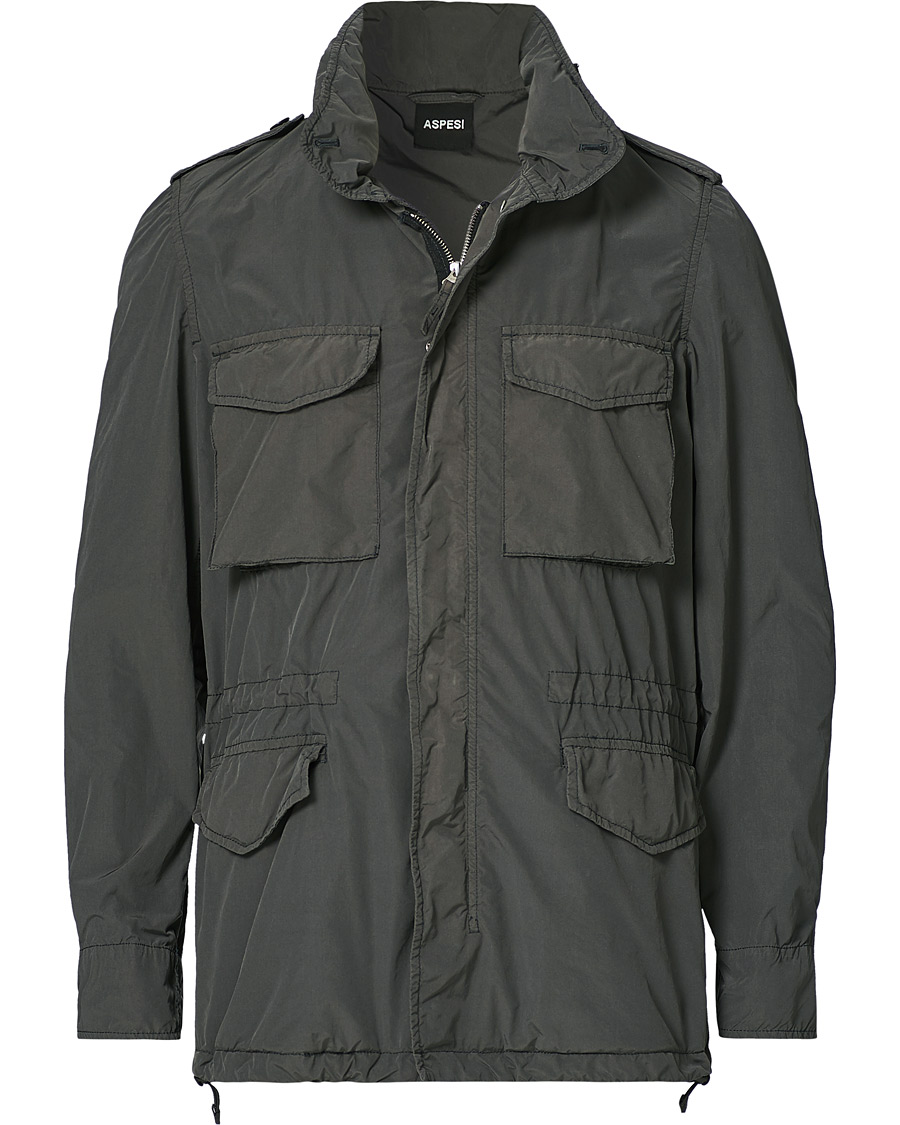 Herr | Jackor | Aspesi | M65 Replica Field Jacket Dark Grey