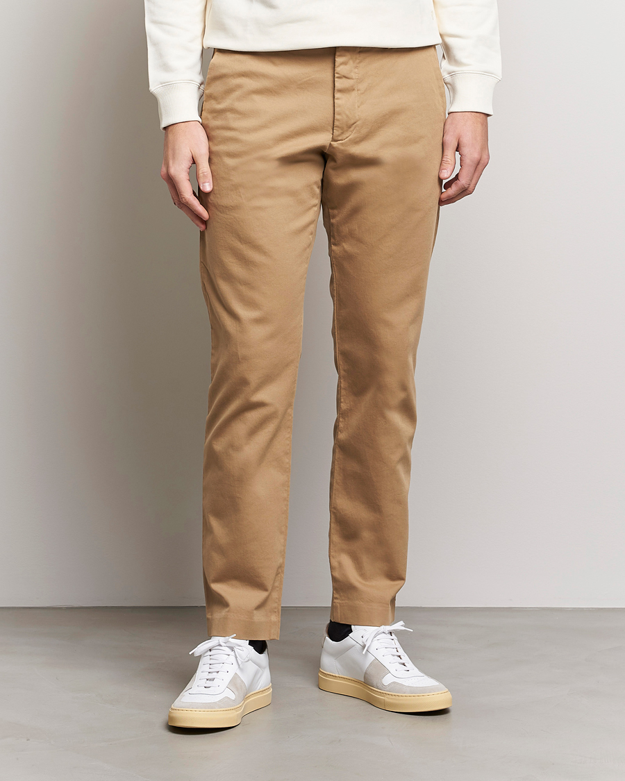 Herr | Byxor | NN07 | Theo Regular Fit Stretch Chinos Khaki
