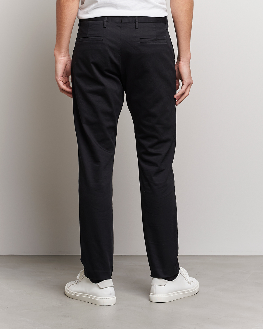 Herr | Byxor | NN07 | Theo Regular Fit Stretch Chinos Black