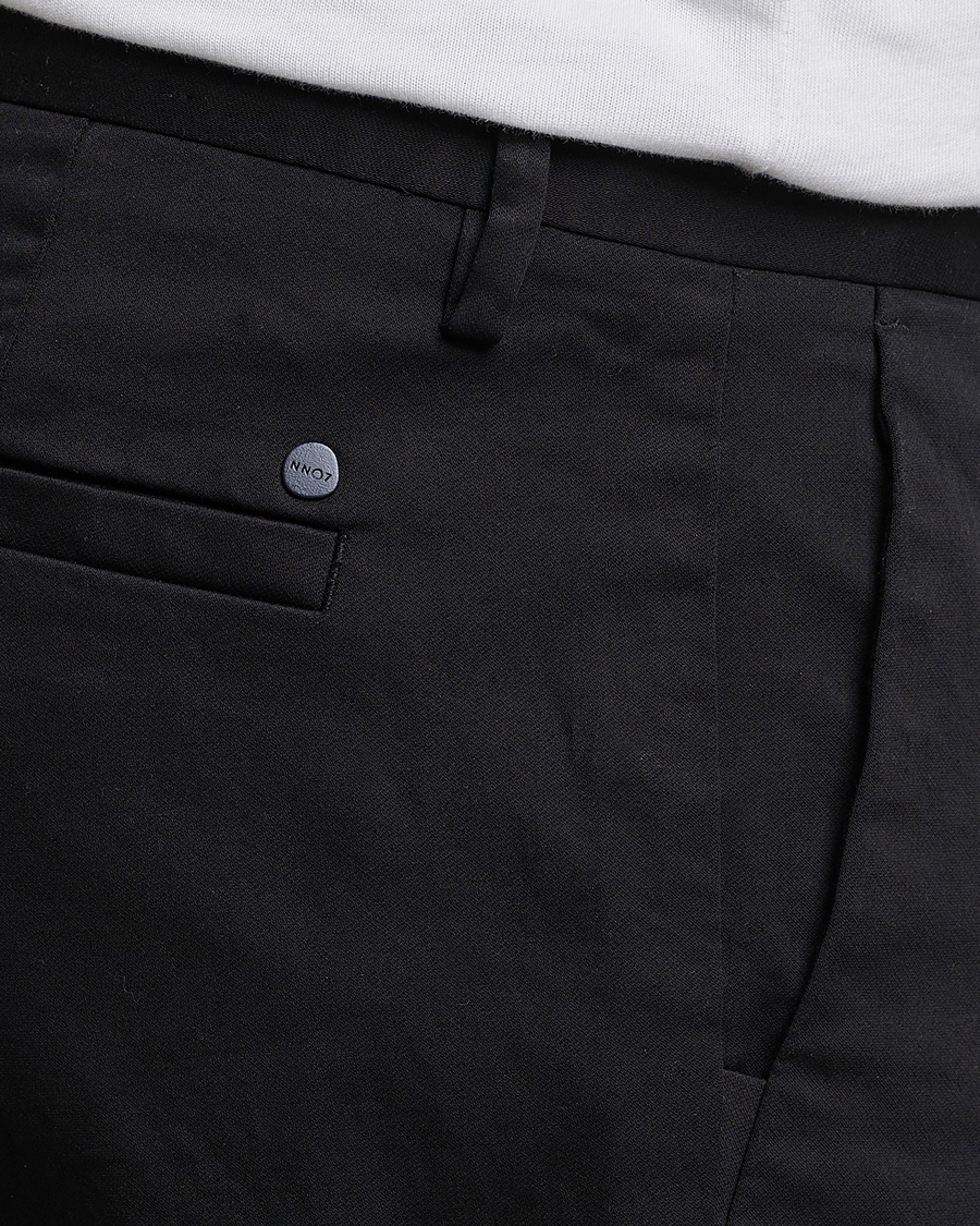 Herr | Byxor | NN07 | Theo Regular Fit Stretch Chinos Black