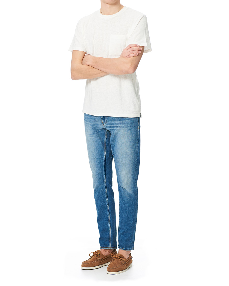 Herr | T-Shirts | NN07 | Aspen Crew Neck Tee Egg White