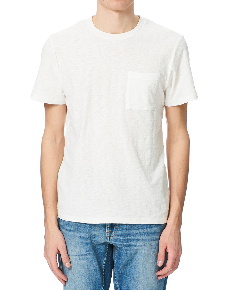 Herr | T-Shirts | NN07 | Aspen Crew Neck Tee Egg White