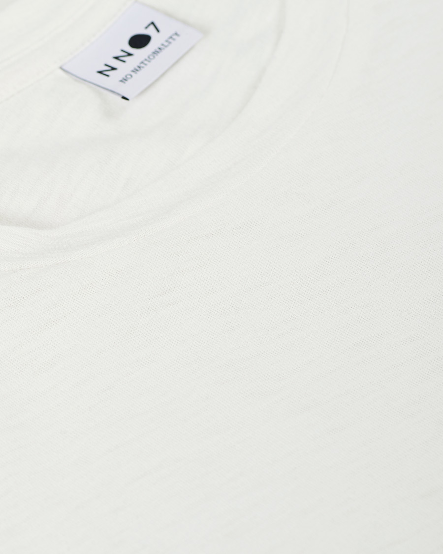 Herr | T-Shirts | NN07 | Aspen Crew Neck Tee Egg White