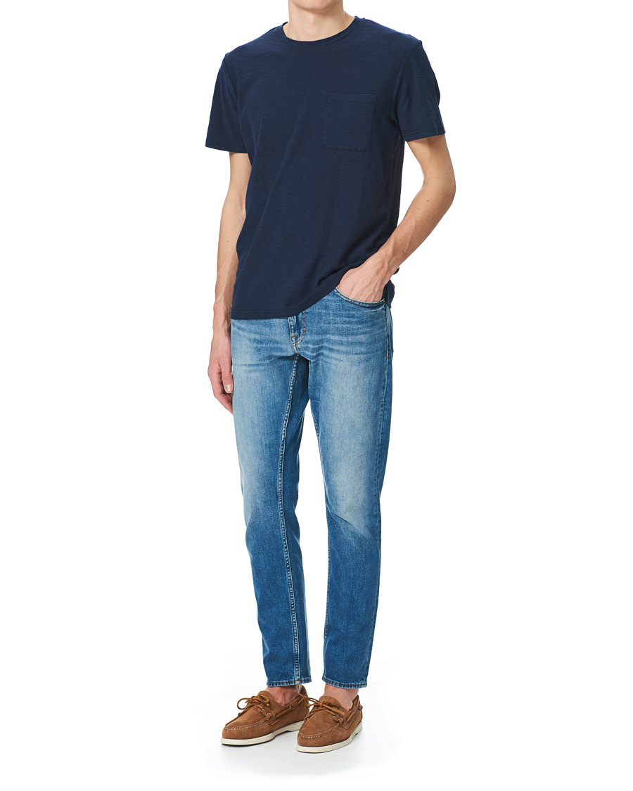 Herr | T-Shirts | NN07 | Aspen Crew Neck Tee True Blue