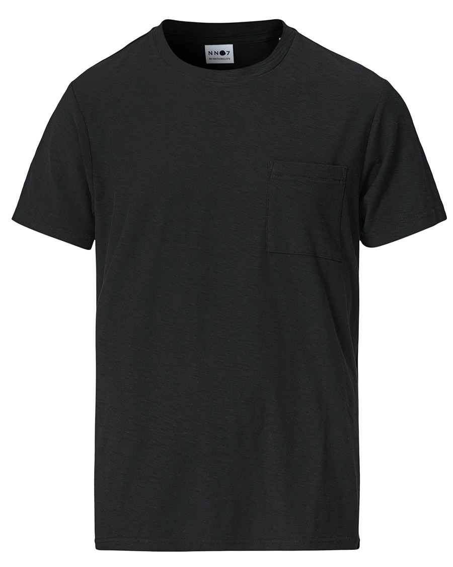 Herr | T-Shirts | NN07 | Aspen Crew Neck Tee Black