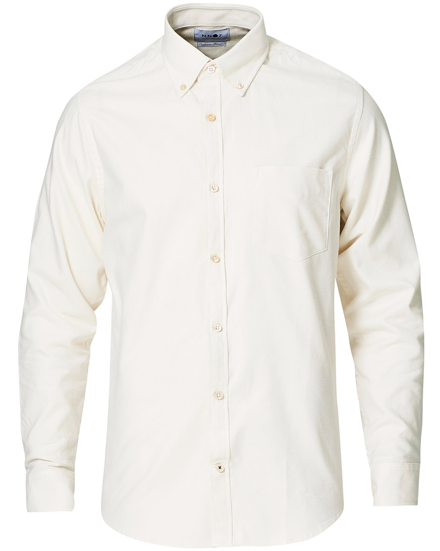 Herr | Skjortor | NN07 | Levon Oxford/Cashmere Shirt Egg White