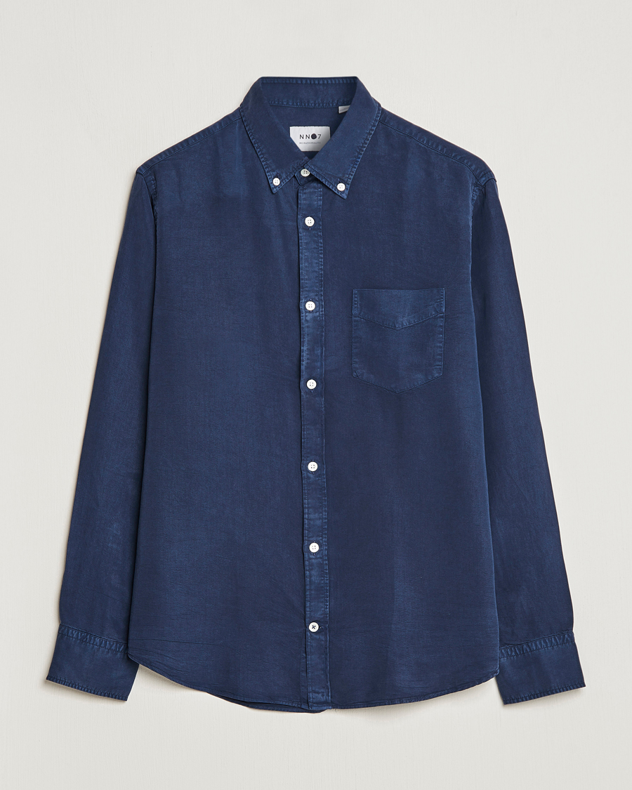 Herr | Skjortor | NN07 | LevonTencel Shirt Blue