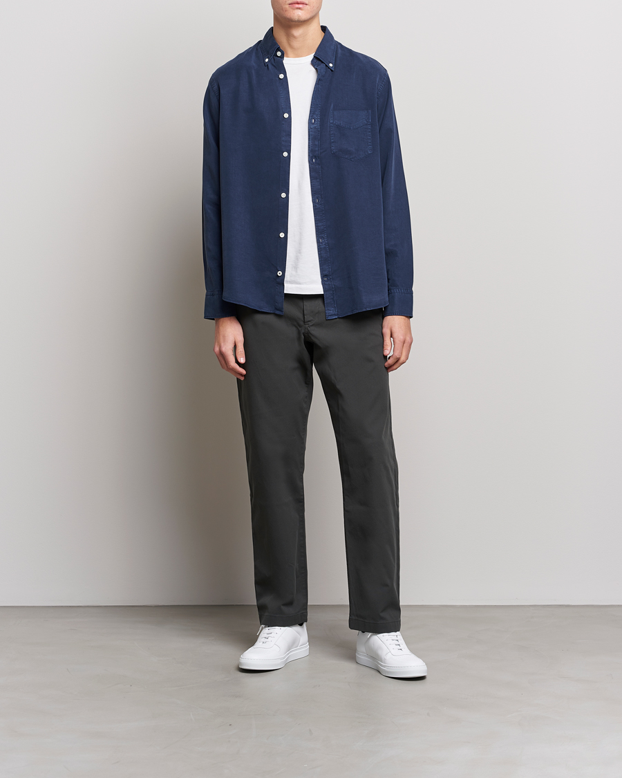 Herr | Skjortor | NN07 | LevonTencel Shirt Blue
