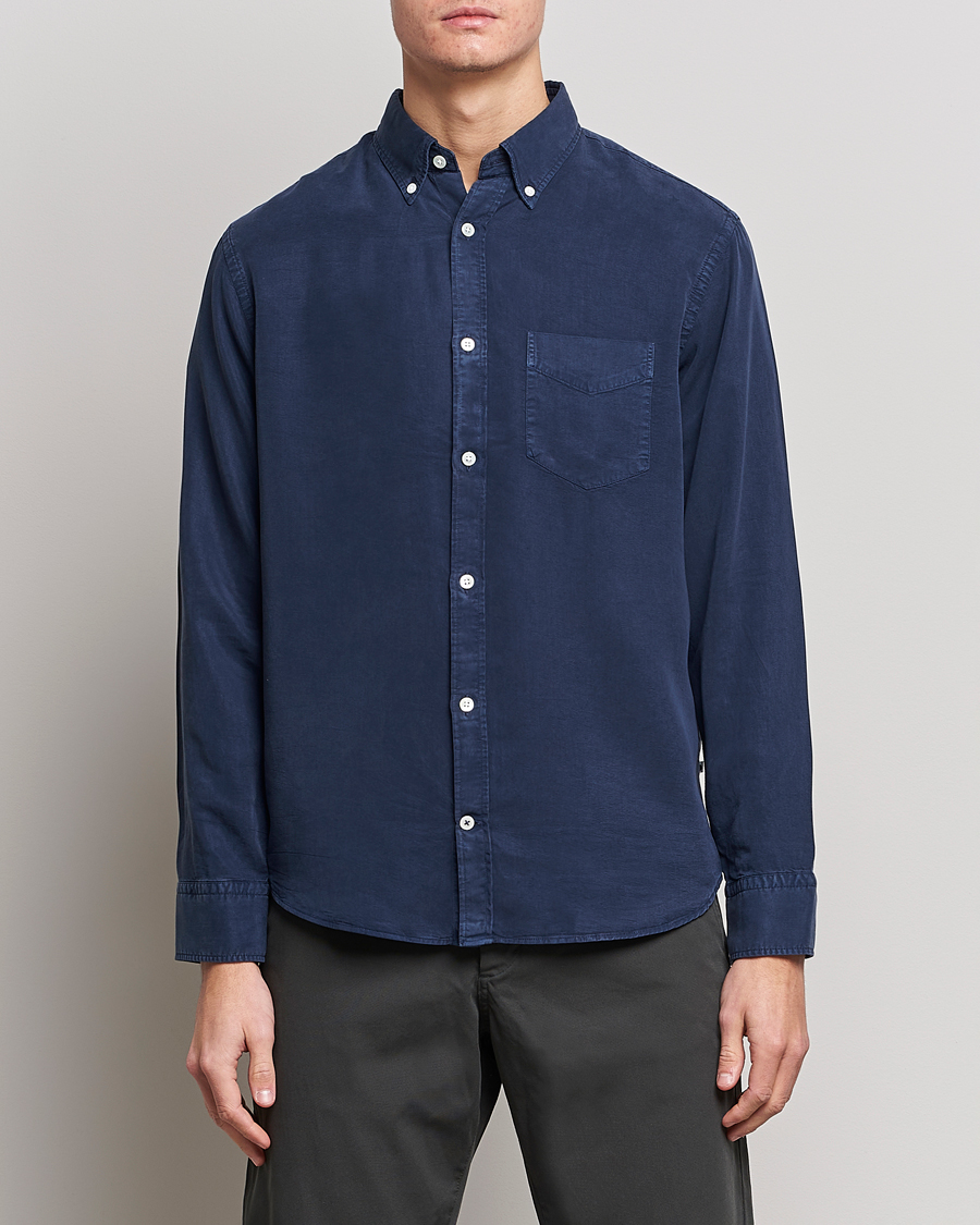 Herr | Skjortor | NN07 | LevonTencel Shirt Blue