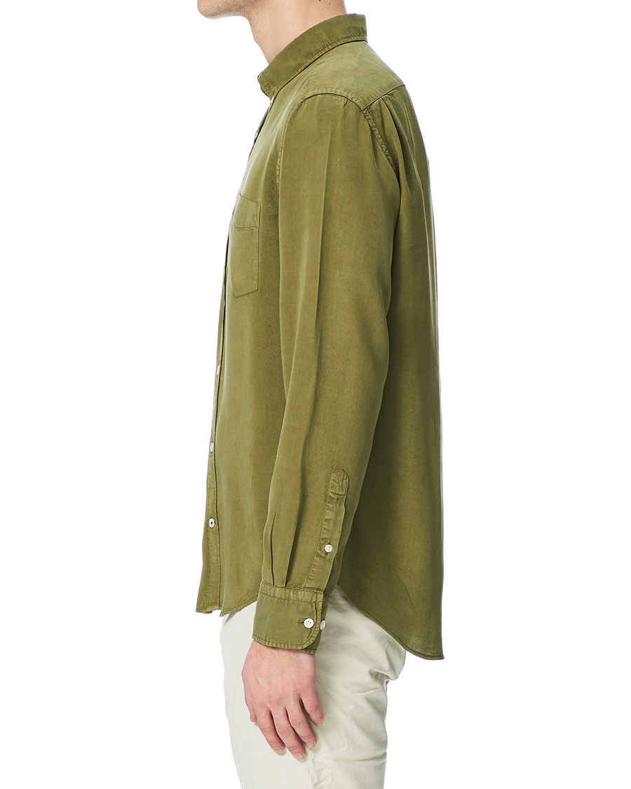 Herr | Skjortor | NN07 | Manza Tencel Shirt Green
