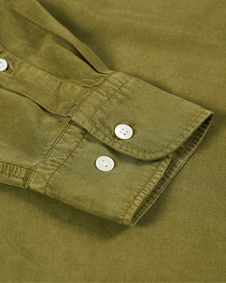Herr | Skjortor | NN07 | Manza Tencel Shirt Green
