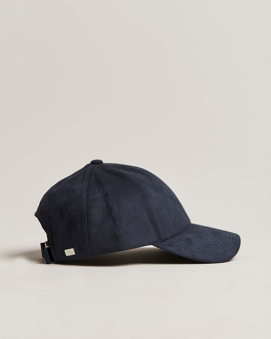 Herr | Hatt & Keps | Varsity Headwear | Alcantara Baseball Cap Space Blue
