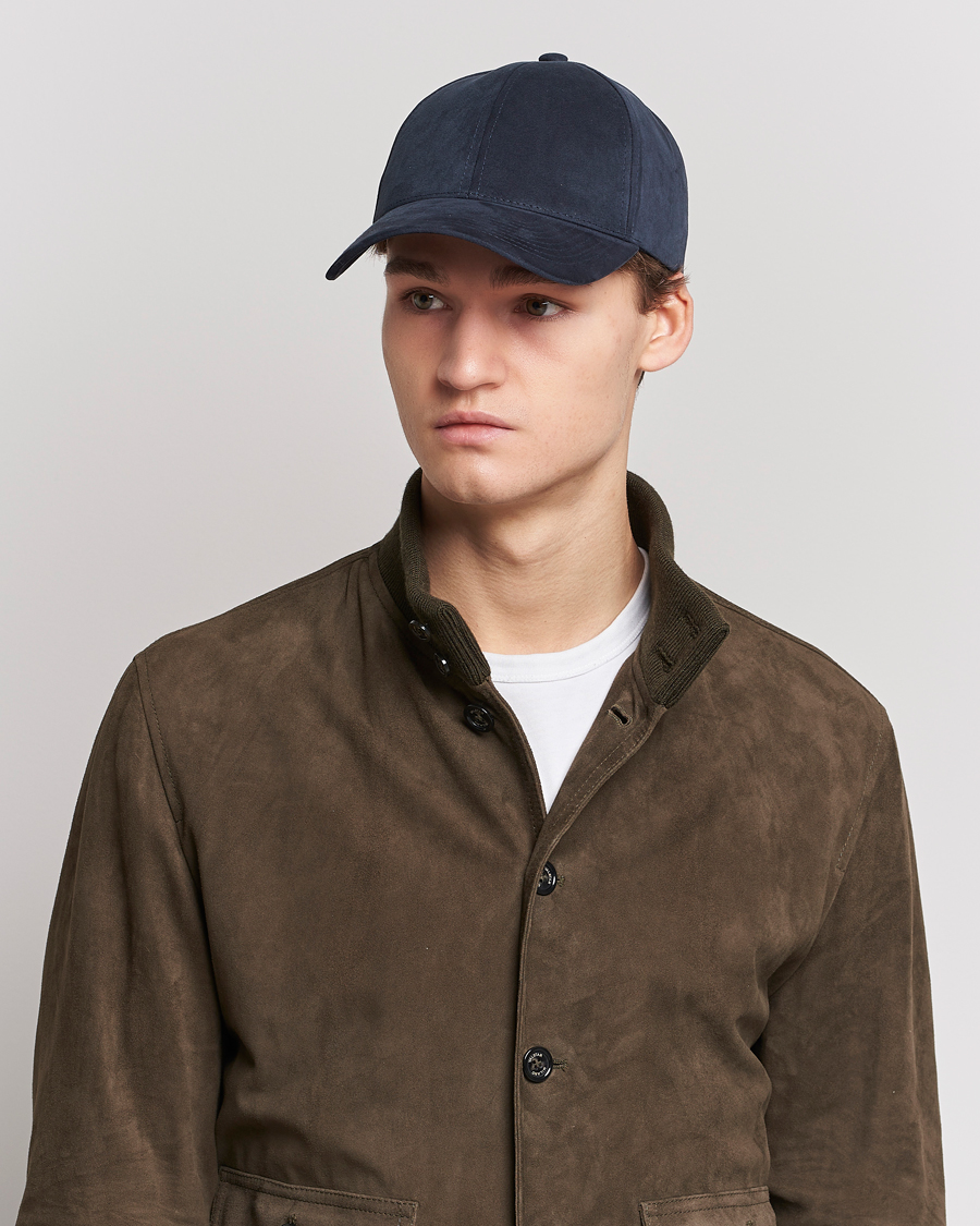 Herr | Varsity Headwear Alcantara Baseball Cap Space Blue | Varsity Headwear | Alcantara Baseball Cap Space Blue