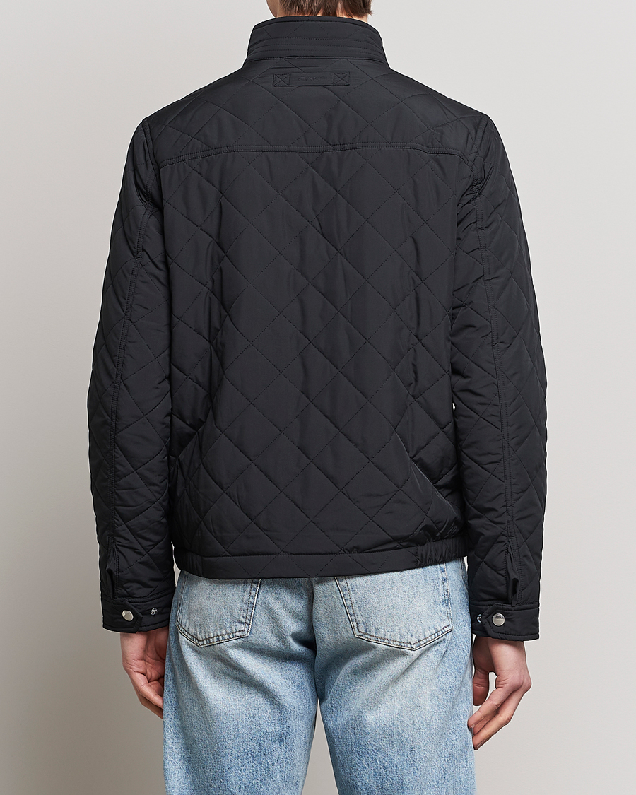 Herr | Jackor | GANT | The Quilted Windcheater Black