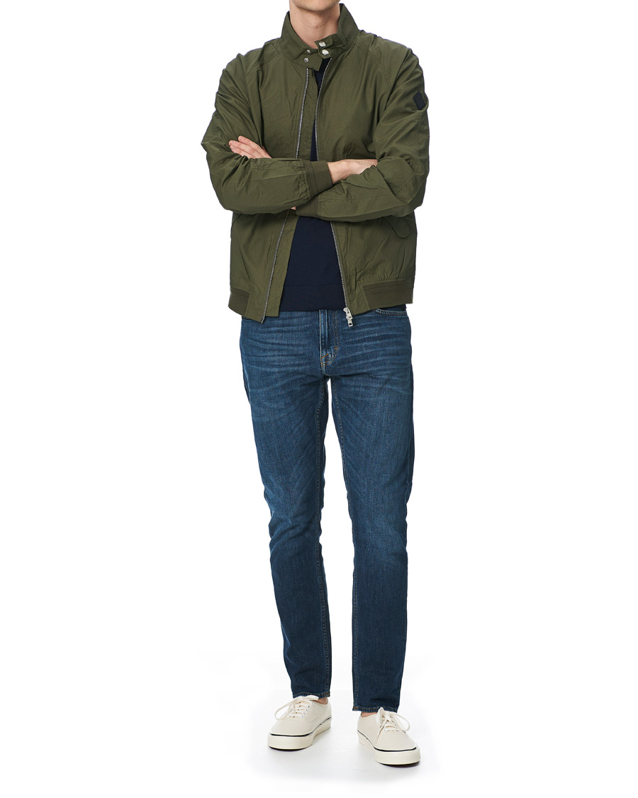 Herr | Jackor | GANT | Nylon Harrington Jacket Dark Leaf