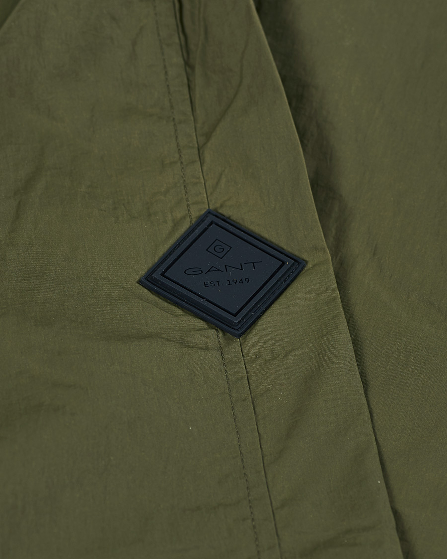 Herr | Jackor | GANT | Nylon Harrington Jacket Dark Leaf