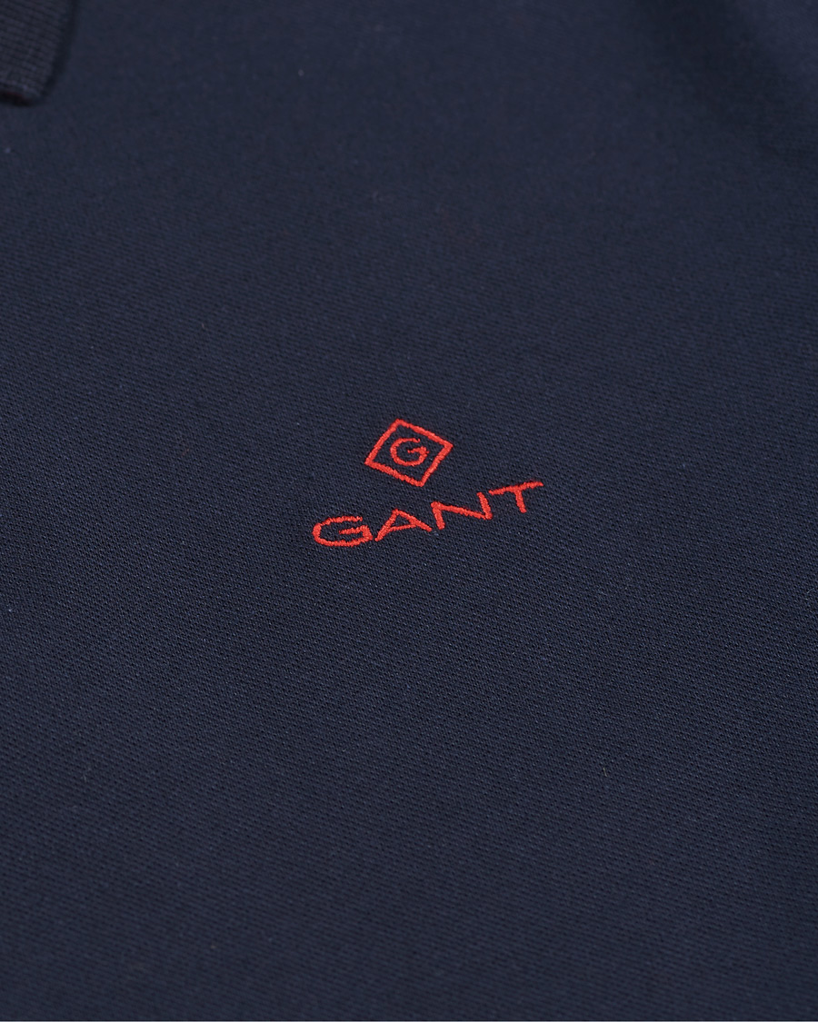 Herr | Pikéer | GANT | Contrast Collar Polo Evening Blue
