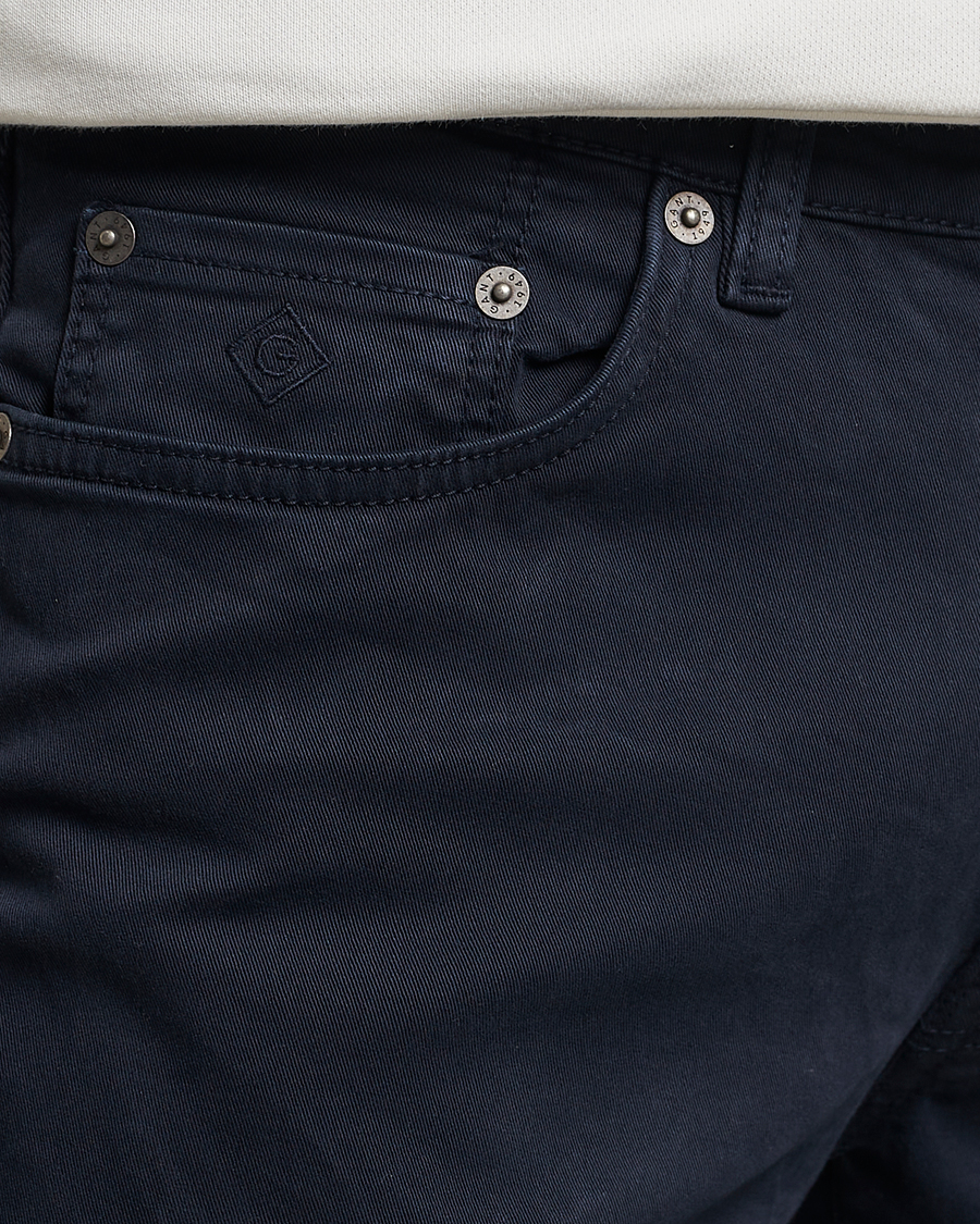 Herr | Byxor | GANT | Hayes Desert Jeans Navy