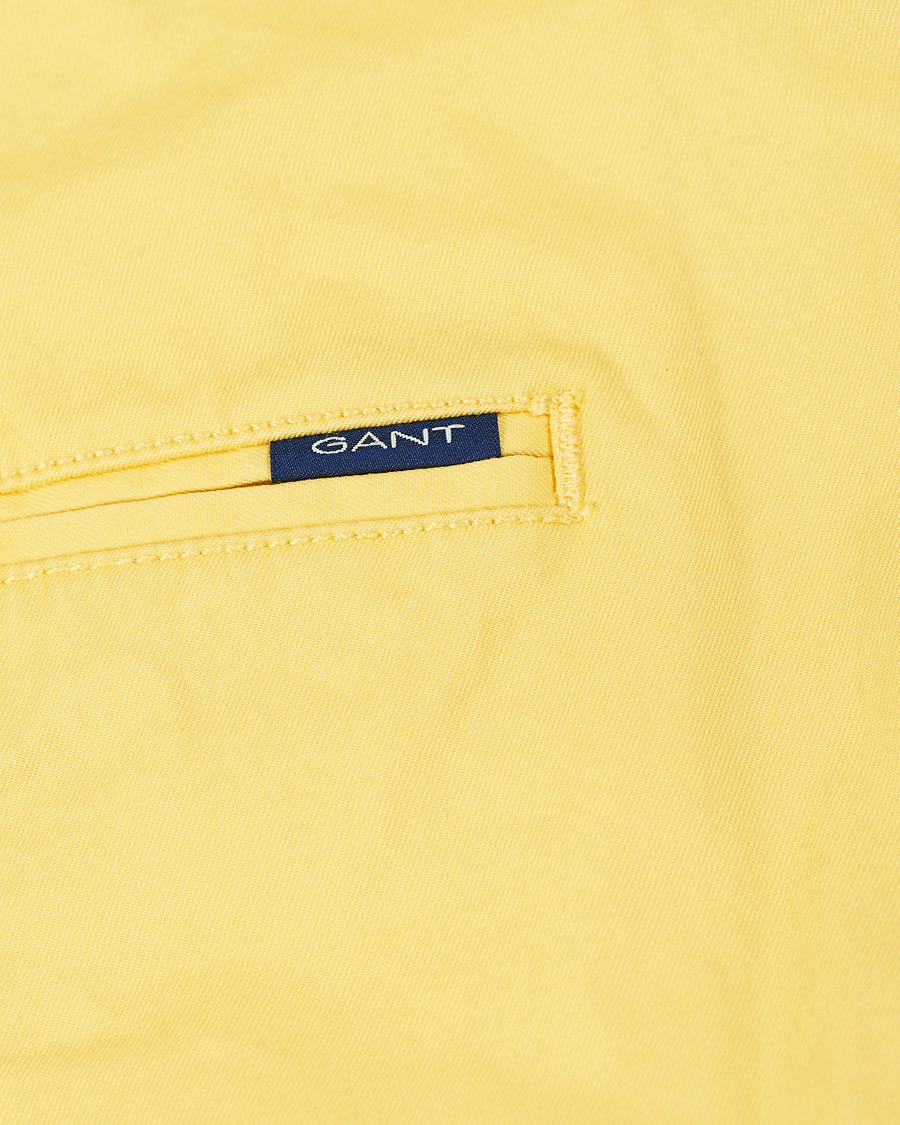 Herr | Shorts | GANT | Regular Sunbleached Shorts Brimstone Yellow