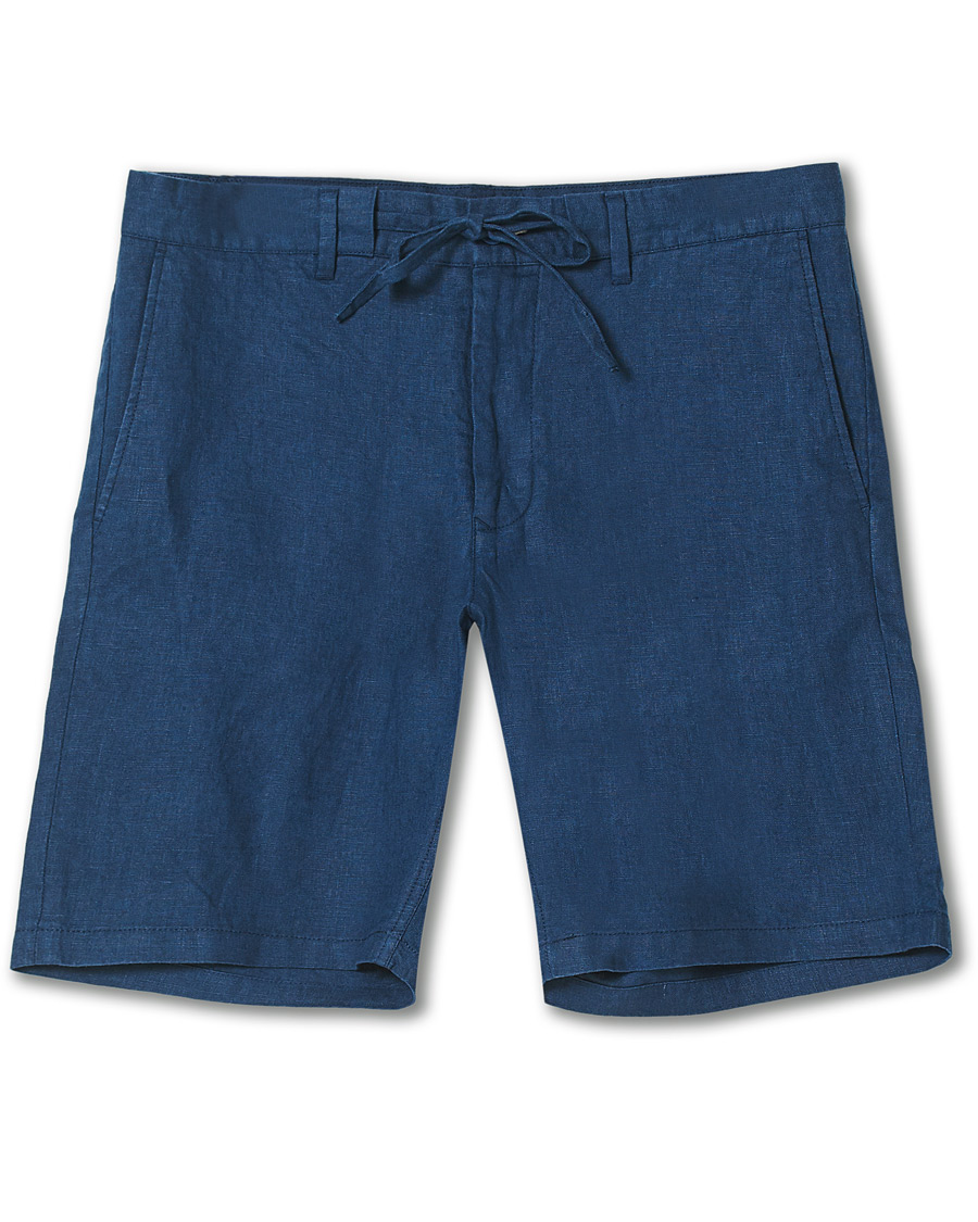 Herr | Shorts | GANT | Relaxed Linen Drawstring Shorts Insignia Blue
