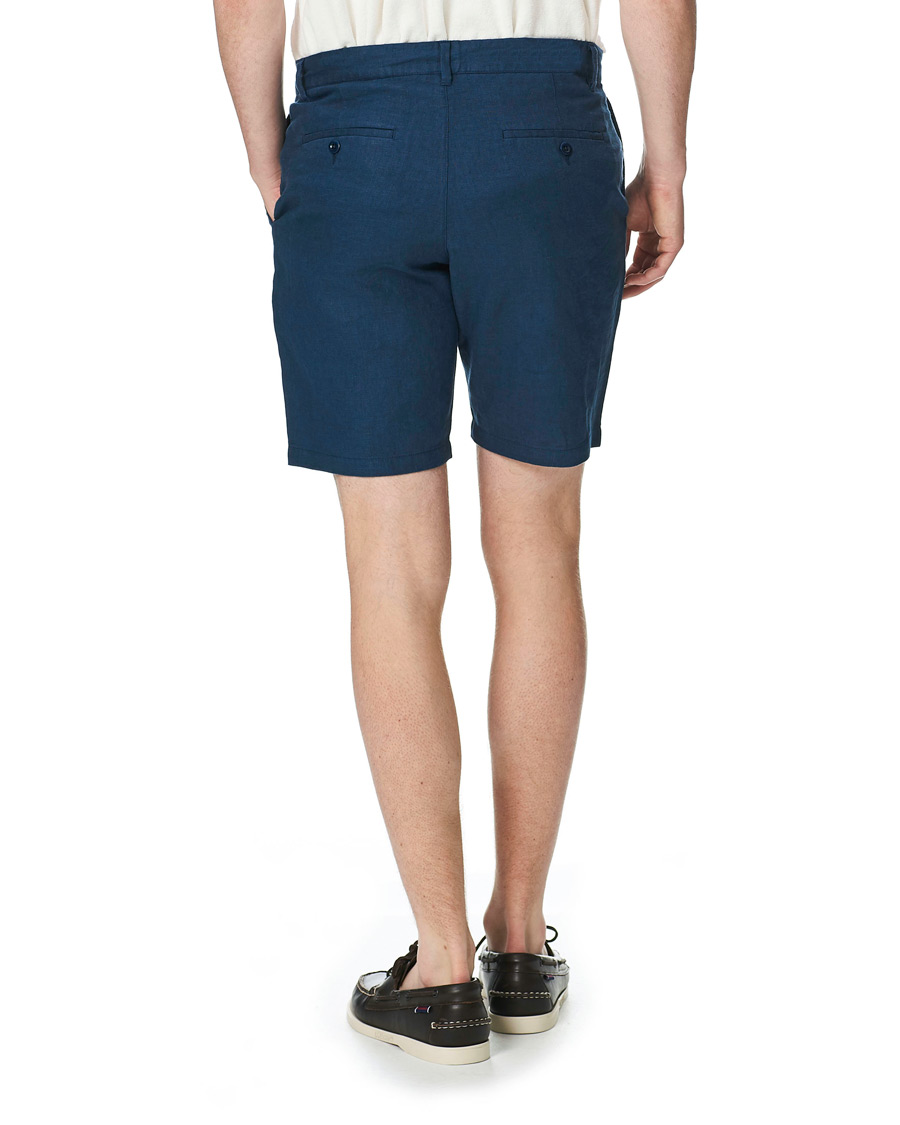 Herr | Shorts | GANT | Relaxed Linen Drawstring Shorts Insignia Blue