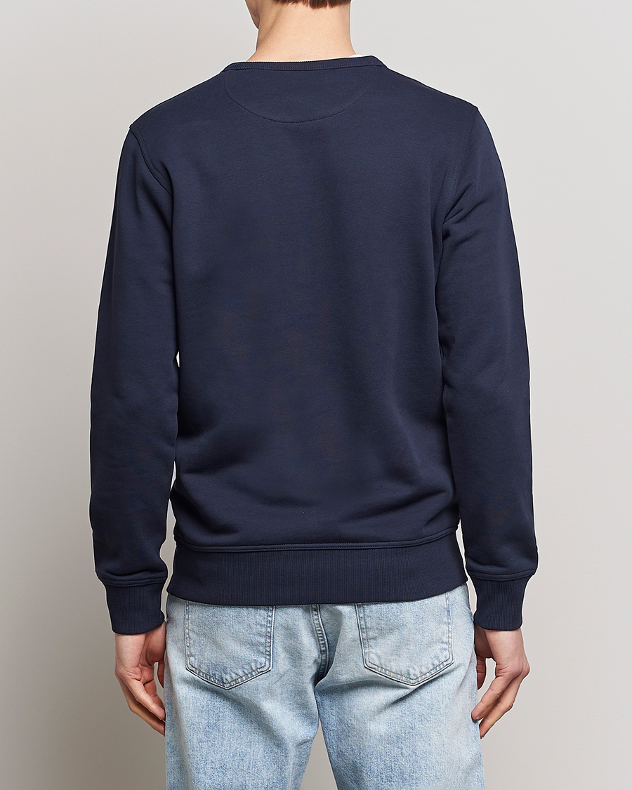 Herr | Tröjor | GANT | Archive Shield Crew Neck Sweatershirt Evening Blue