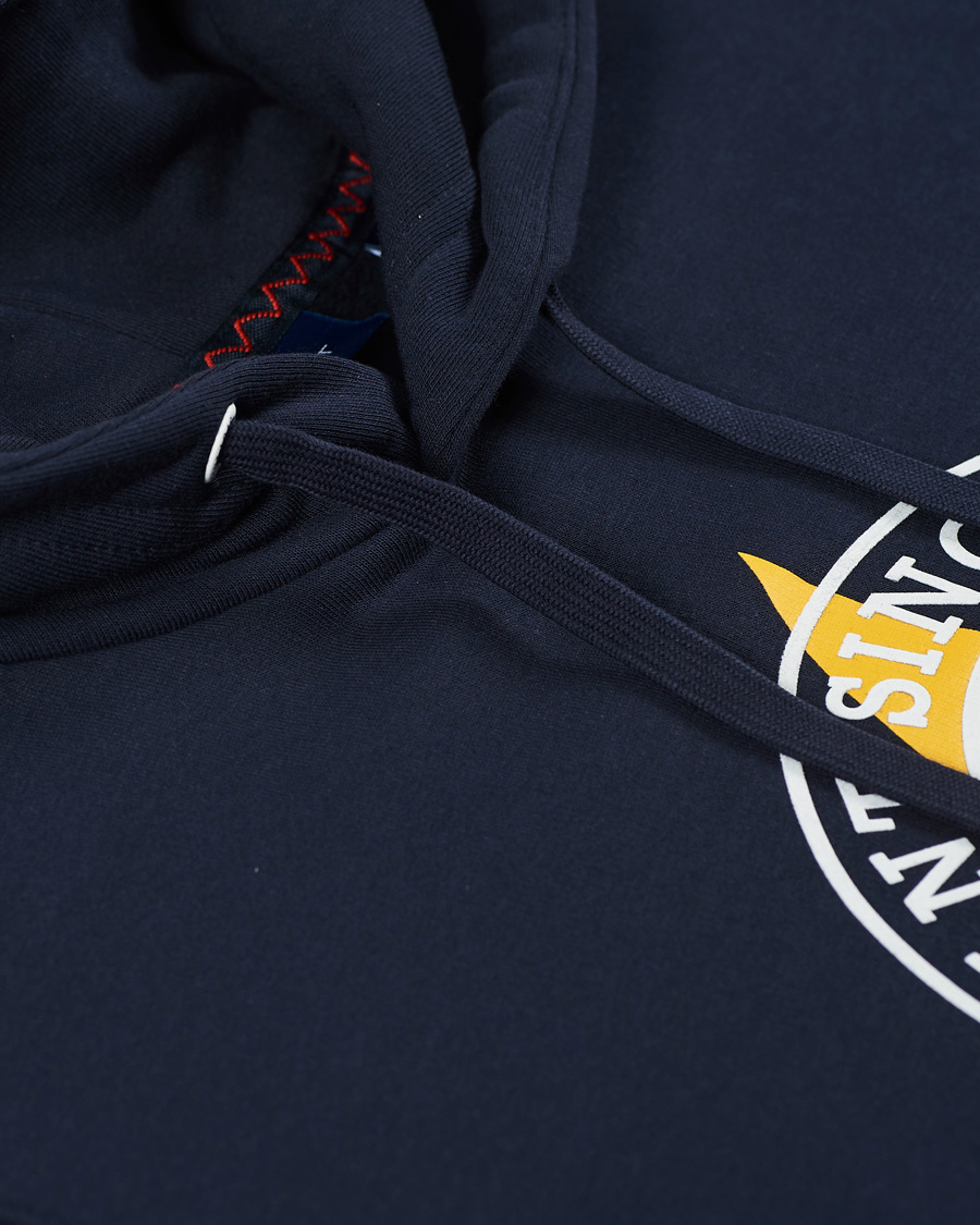 Herr | Tröjor | GANT | Nautical Logo Hoodie Evening Blue