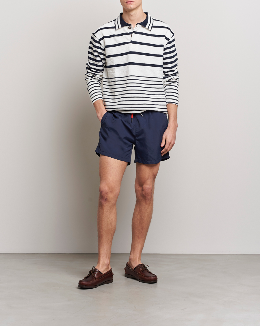 Herr | Badbyxor | GANT | Basic Swimshorts Marine