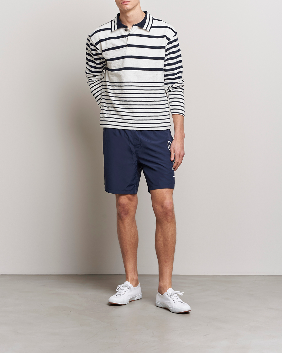 Herr | Badbyxor | GANT | Lightweight Logo Swimshorts Marine