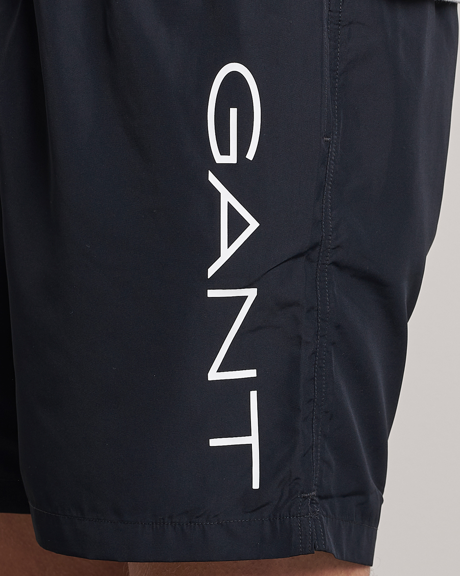 Herr | Badbyxor | GANT | Lightweight Logo Swimshorts Black