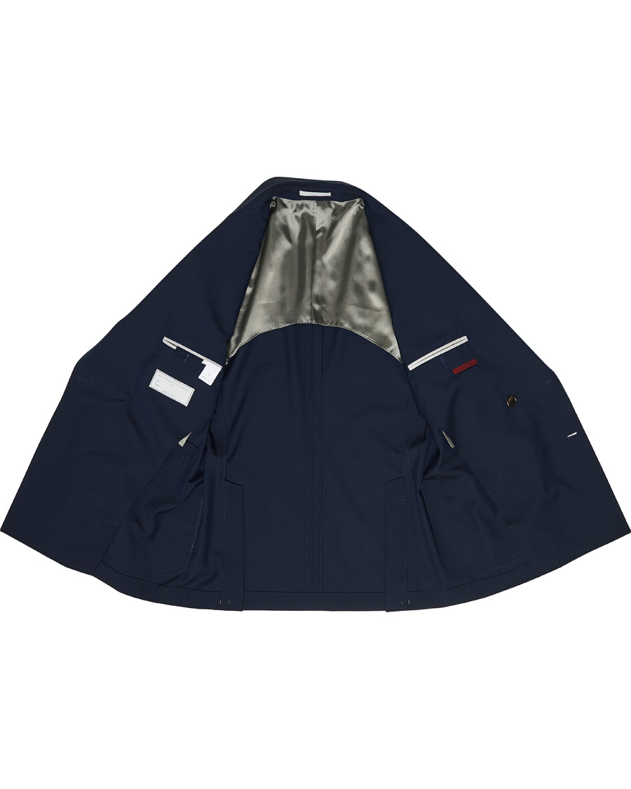 Herr | Kavajer | Brunello Cucinelli | Super 120s Wool Double Breasted Blazer Navy