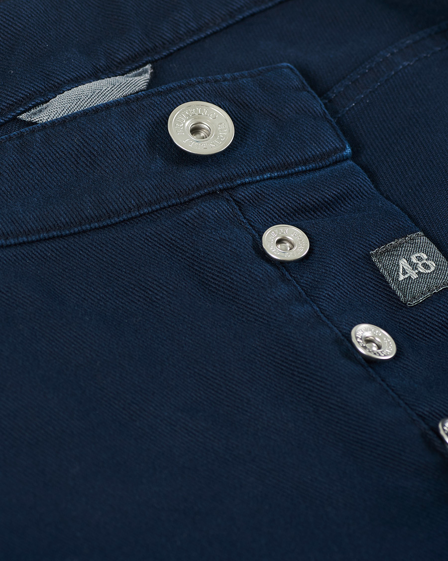 Herr | Byxor | Brunello Cucinelli | Slim Fit 5-Pocket Twill Pants Navy