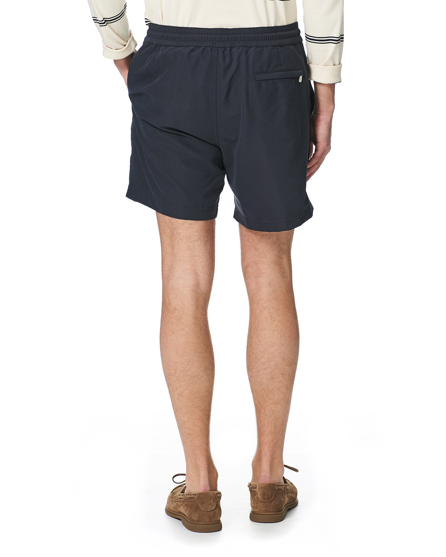 Herr | Badbyxor | Brunello Cucinelli | Drawstring Swim Trunks Navy