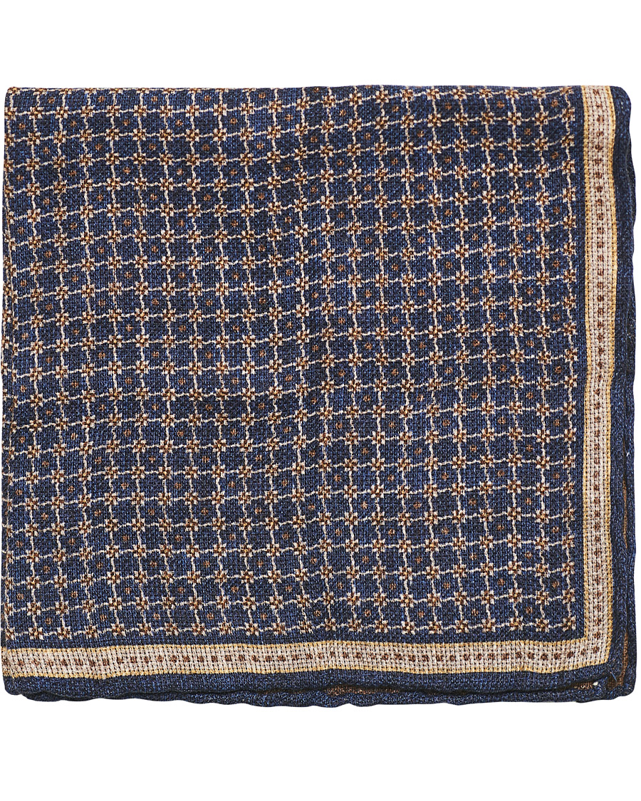 Herr | Brunello Cucinelli Pocket Square Navy | Brunello Cucinelli | Pocket Square Navy