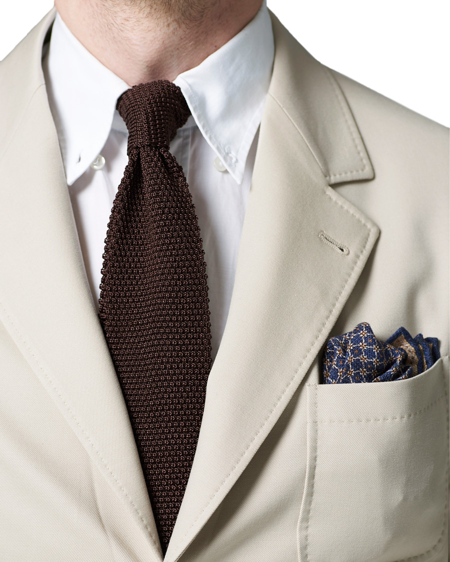Herr | Brunello Cucinelli Pocket Square Navy | Brunello Cucinelli | Pocket Square Navy